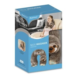 Health Touch Neck Massaging Massager with Relaxing Vibration- Sloth